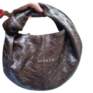 Beymen Bottega Jodie Model Birebir Düğüm Kahverengi El Çantası AB1BYM0001