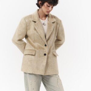 Mai Collection Monday Bej Dar Kesim Blazer ABMAİ0017
