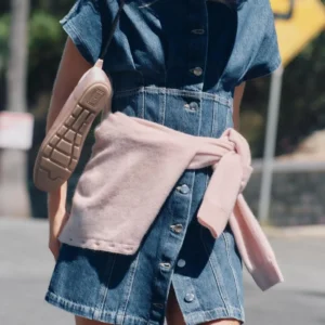 Zara Mini Denim Elbise Z1975 ABZRA1067