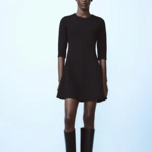 Zara Interlok Mini Kloş Elbise ABZRA1120