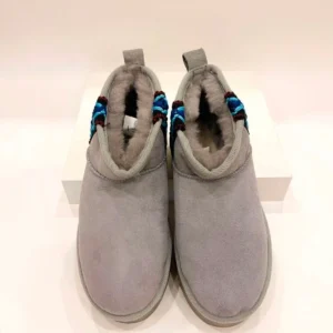 Ugg Muadili Gerçek Hakiki Deri Işlemeli Hakiki Kürk Platform Bot ABGYM0005