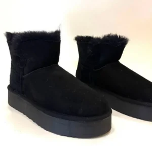 Ugg Muadili Gerçek Deri Gerçek Kürk Platform Bot ABUGG0001