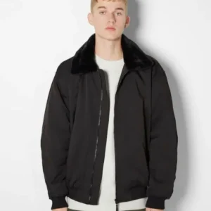 Bershka Yakası Kürklü Dolgulu Bomber Mont ABBRS0006