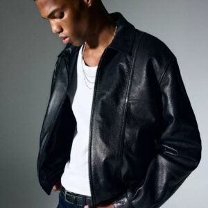 Pull & Bear Vintage (Gerçek) %100 Deri Ceket ABPNB3746