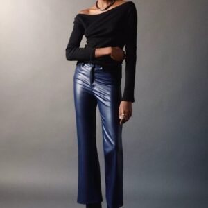 Pull & Bear Suni Deri Çan Pantolon ABPNB3772